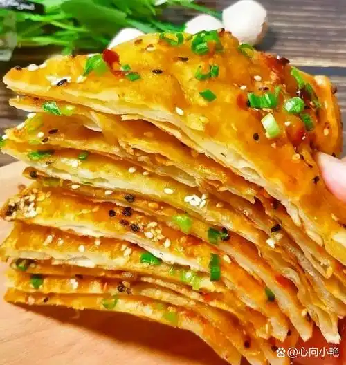 街头风味小吃酱香饼