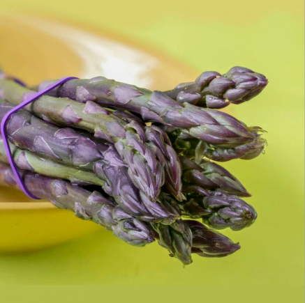 品质超群 紫色有机芦笋 生吃脆甜 富含氨基酸 令人赞不绝口