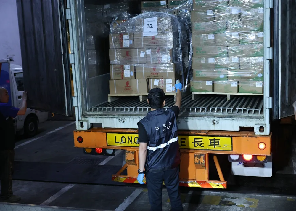 十五运会澳门赛区首批运动员专用食材抵澳