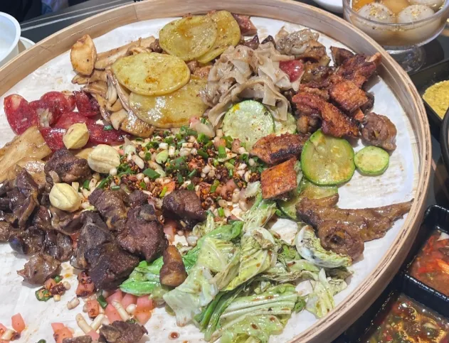 特色美食之怒江簸箕肉的制作