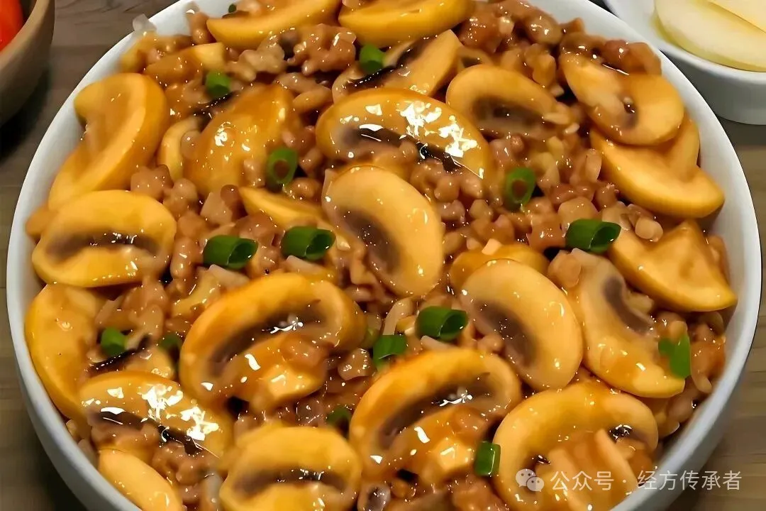 口蘑(白蘑菇)是补钾的超级食材