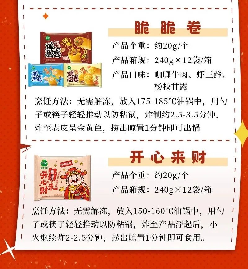 新品上市!三全、思念、千味央厨、潮汕李老二、味知香、好得睐、正大、双汇、圣农等上新