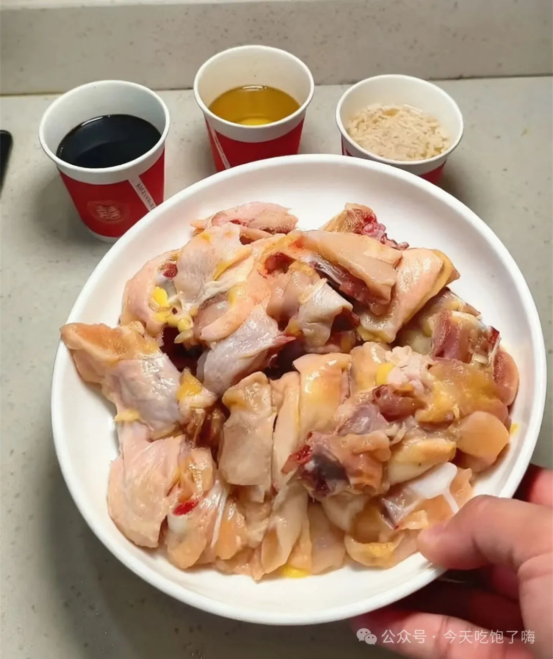 当餐现做江西特色美食:很好吃的宁都三杯鸡