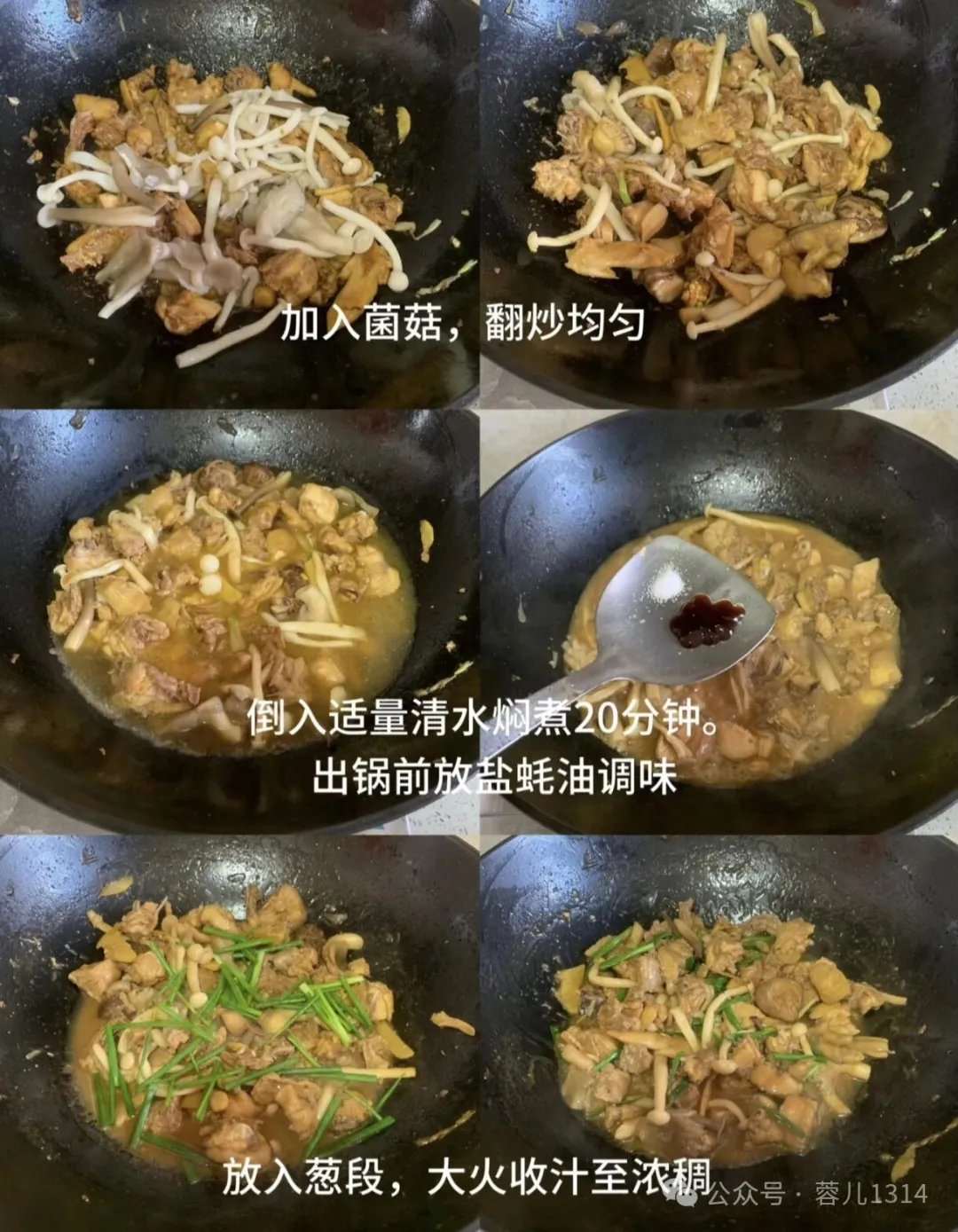 菌菇焖鸡一口裹满鲜汁的秋冬暖锅,把山珍和肉香焖进时光里