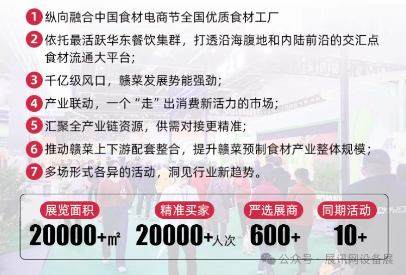 【南昌展会】2025中国赣菜食材电商节,11月13-15日,展馆布局+现场特色活动