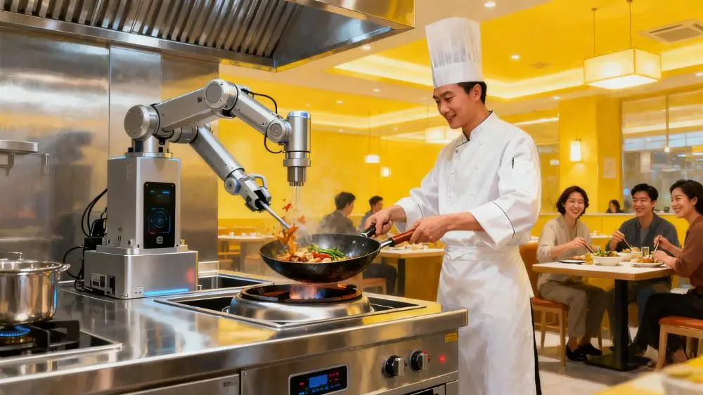 一大批 “炒菜机器人餐厅” 来了!餐饮 AI 时代真的要全面降临?