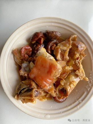 我的美食日记:香菇焗猪脚