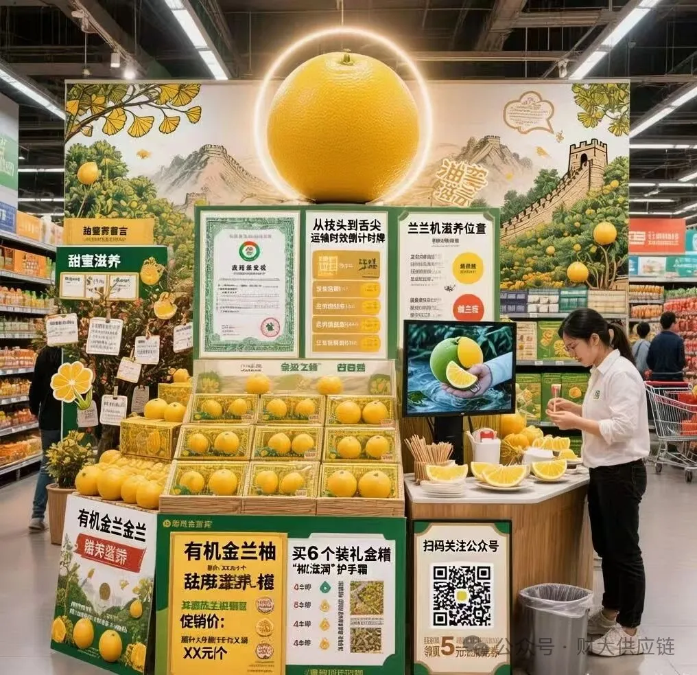 鼎盛有机金兰柚“甜蜜滋养”行动在京启幕 中农植业冠名助力高品质农产品全国推广