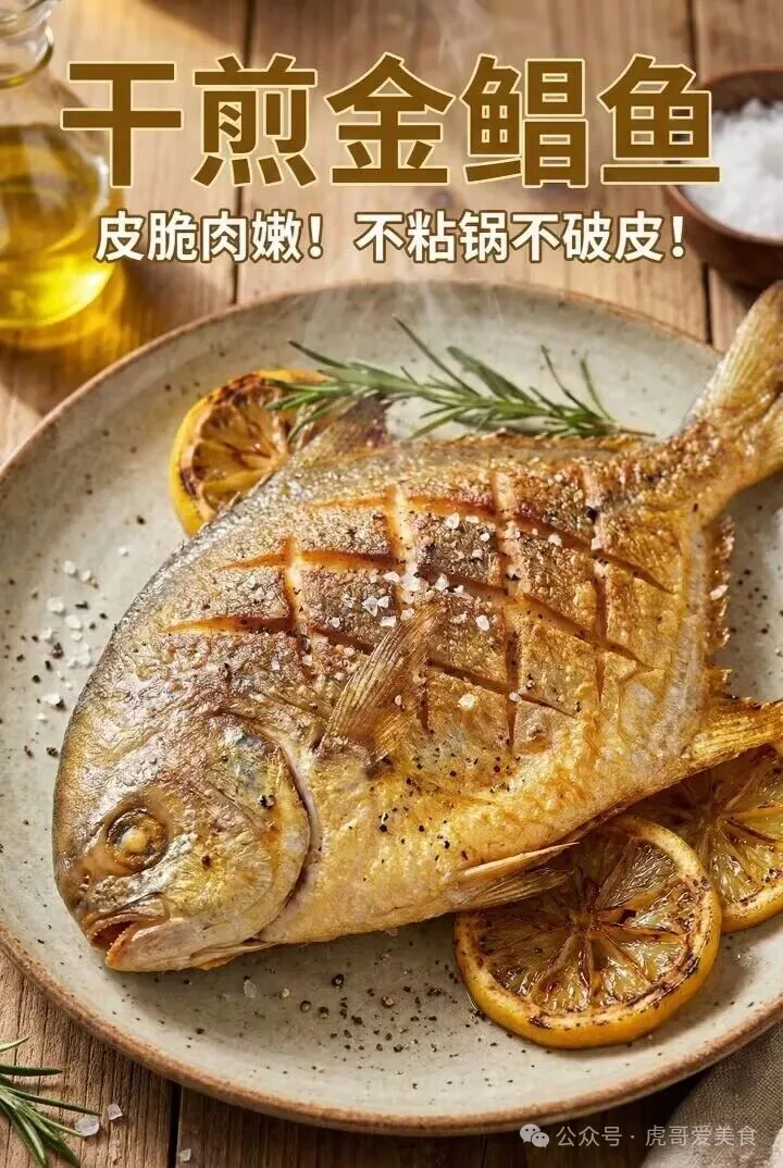 当餐香煎鲳鱼商用配方!外酥里嫩不破皮