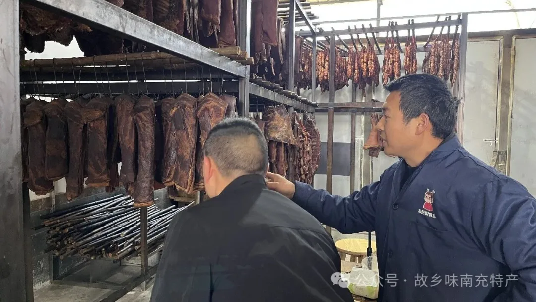 四川南充年味腊肉香肠