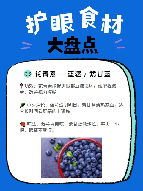 吃什么对眼睛好?盘点菜市场里常见护眼食材