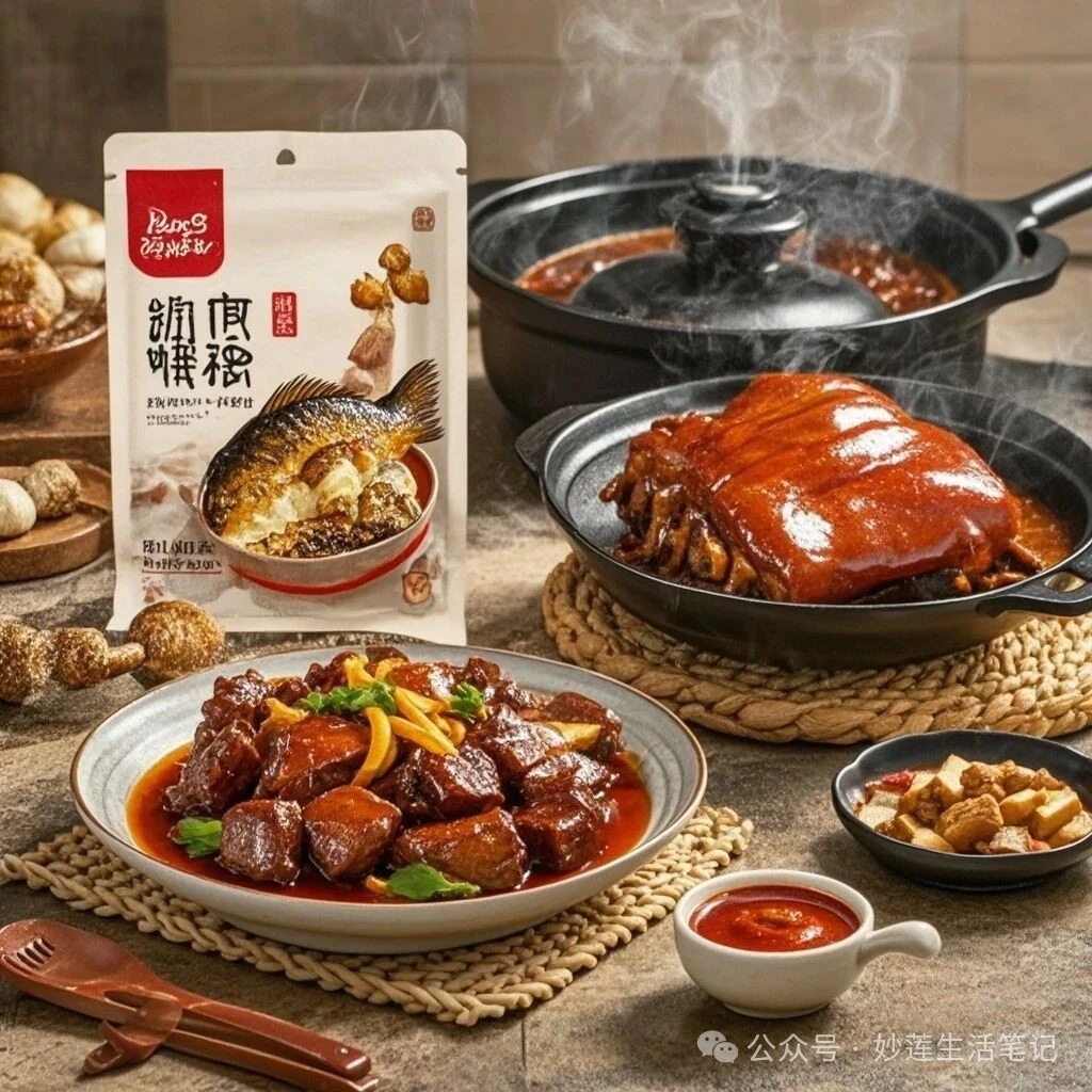 一包调料征服全家味蕾?红烧4大硬菜一次解锁的快乐谁懂!