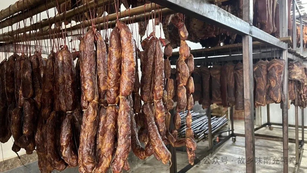 四川南充年味腊肉香肠
