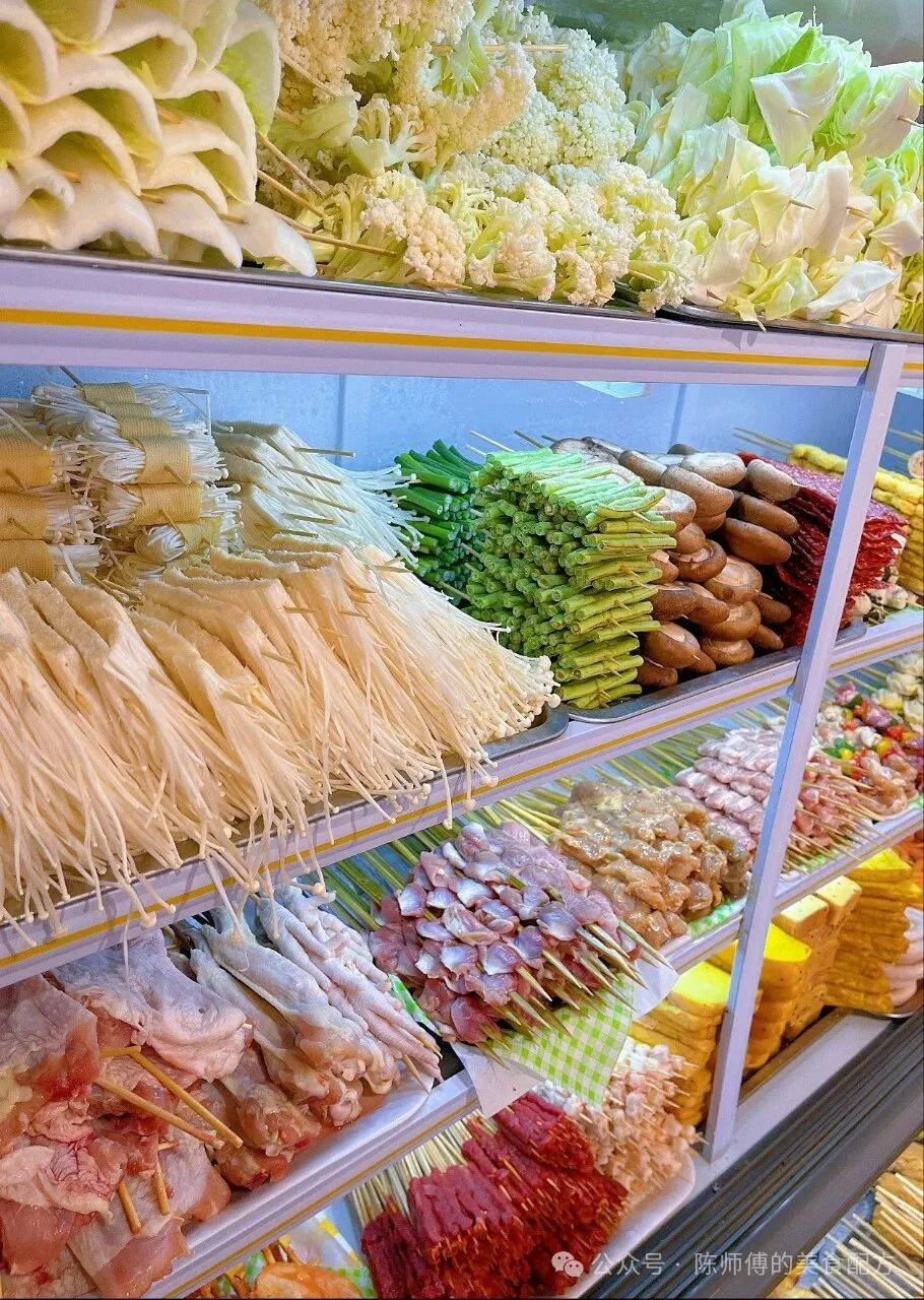 当餐手工炸串商用配方全公开,摆摊开店都能用