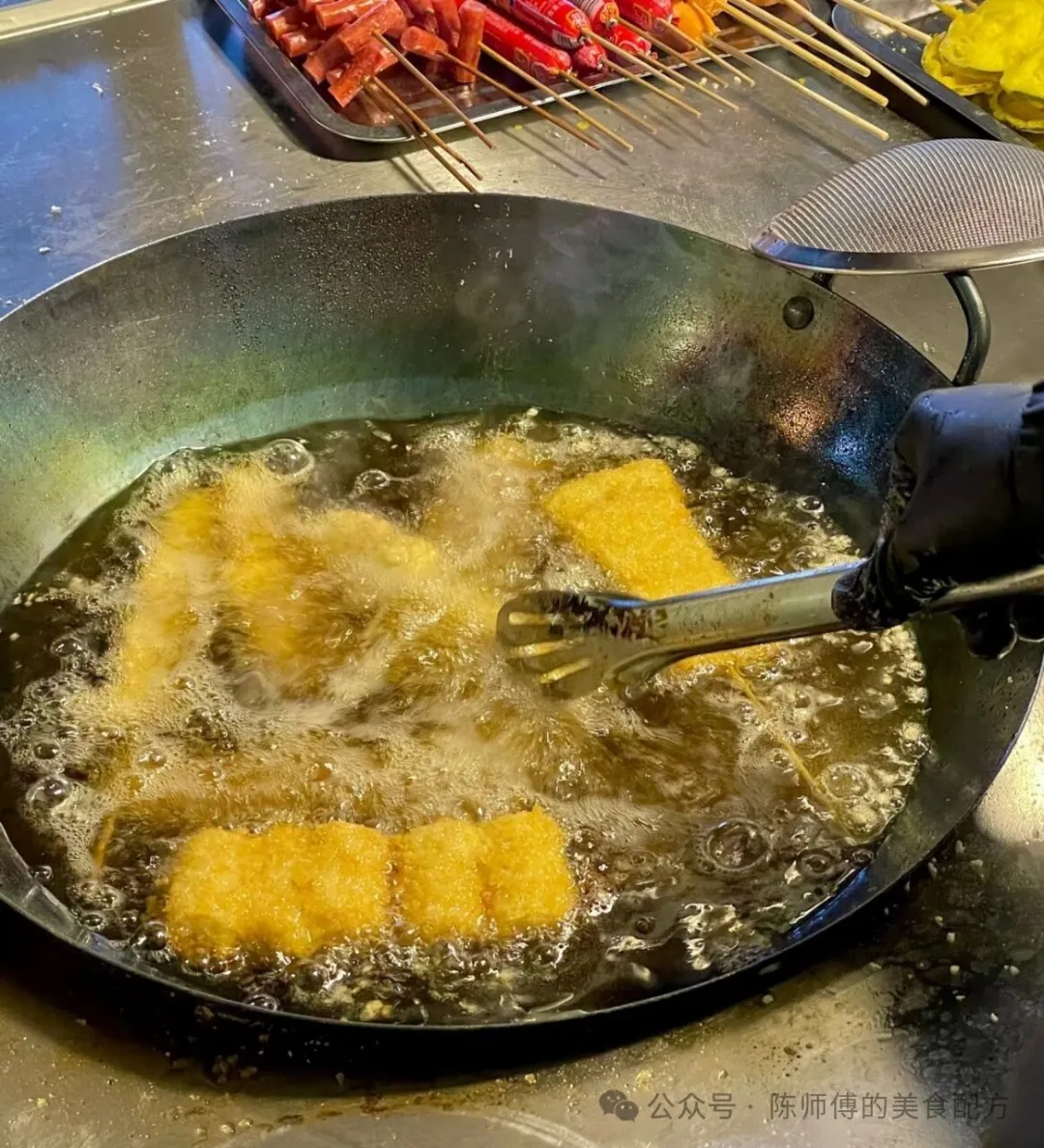 当餐手工炸串商用配方全公开,摆摊开店都能用