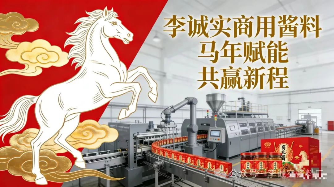 李诚实商用酱料工厂致每一位并肩前行的餐饮伙伴、合作伙伴与行业同仁