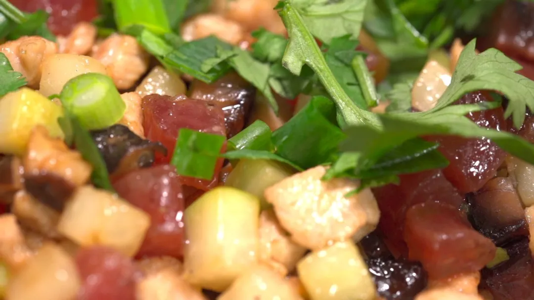 台山一碗香喷喷的“油饭”正是元宵的应节美食