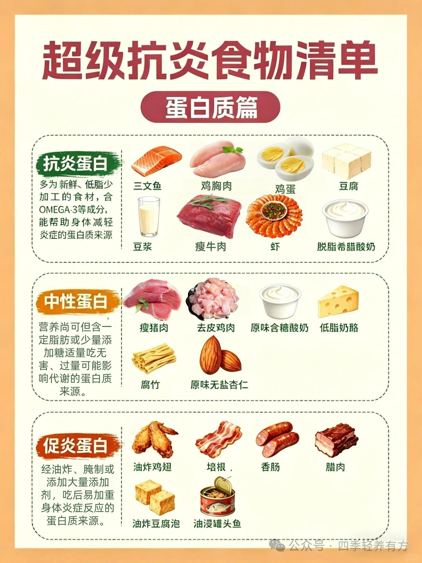 当餐建议收藏家常养生食材大全!清淡饮食必备