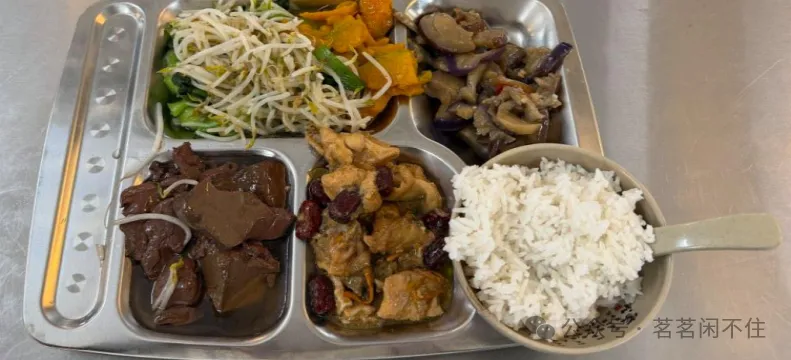 广州番禺6元自助饭堂,五菜一汤,新鲜食材非预制