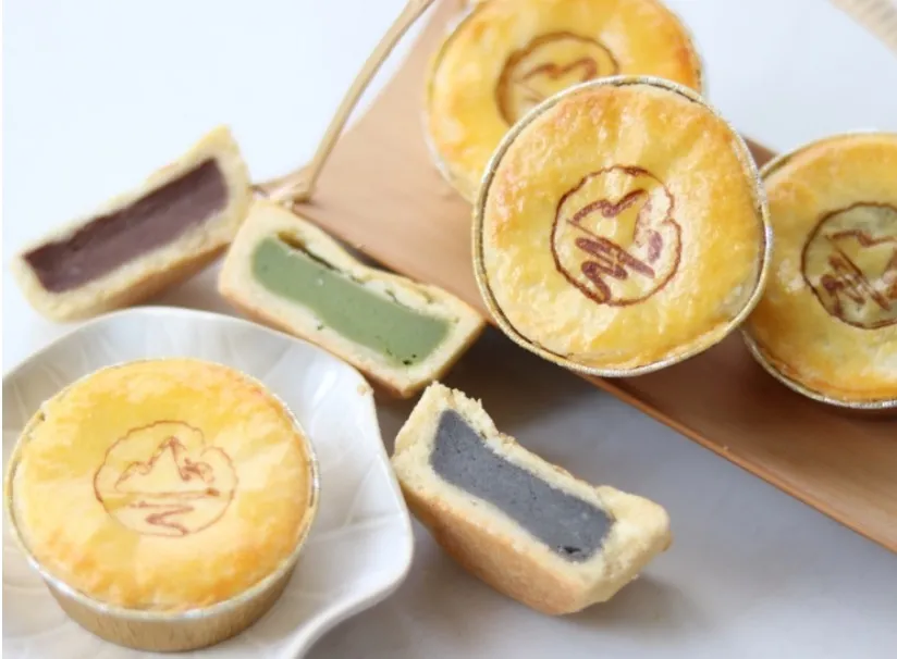 当餐可商用配方4款法式乳酪月饼,好吃不油腻,