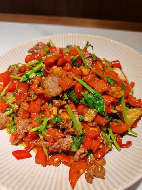 当餐小炒黄牛肉一人餐