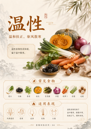 中老年饮食养生，要先懂“食物四性”：很多不舒服，可能不是病，是吃错了